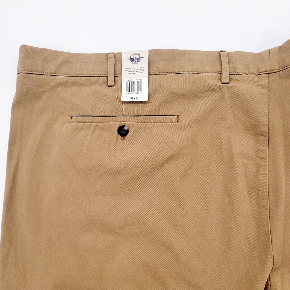 Dockers Men's Tan Chino Tapered Fit  58 X 32 - Picture 2 of 6